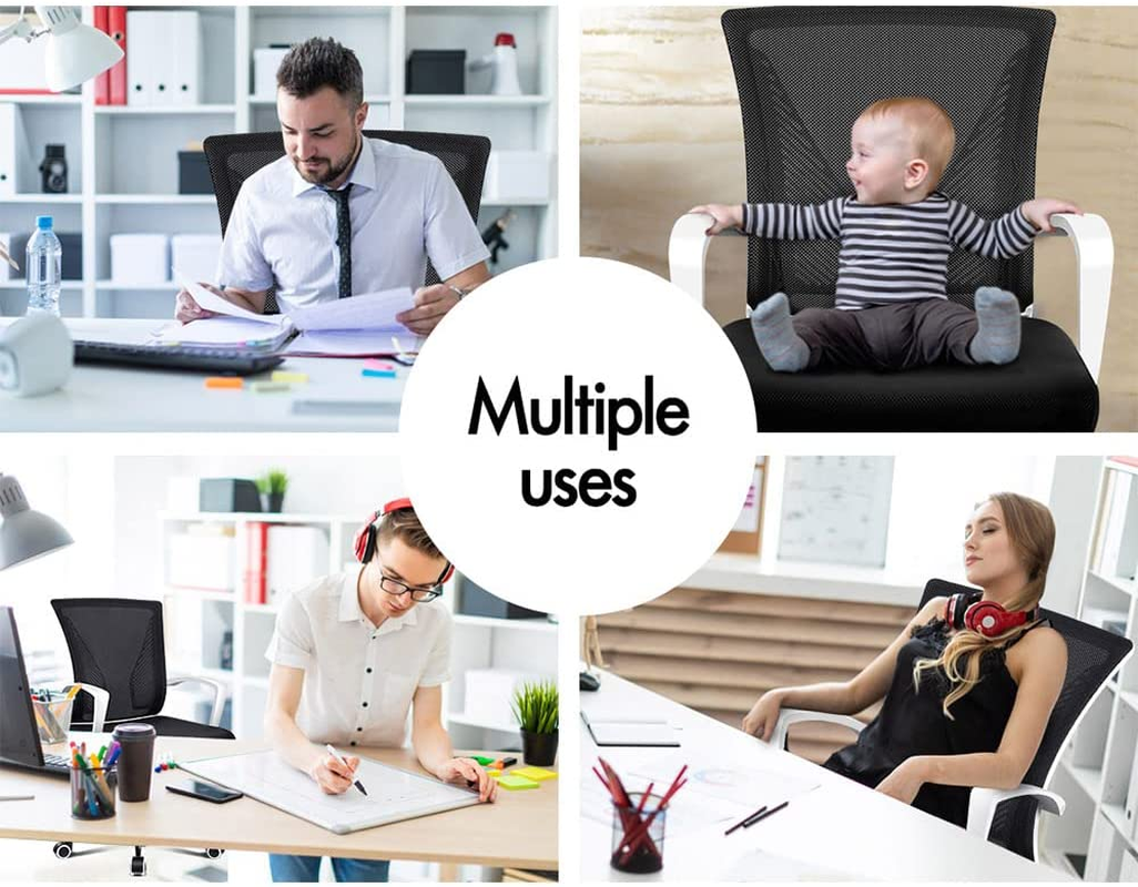 ALFORDSON Mesh Office Chair with Sgs-Approved Gas-Lift and 120&deg; Tilt, Mid Back Executive Computer Desk Chair, Fabric Seat Gaming Racing Chair, Max 180Kg Loading(Ford Black) - Fina All Black image number 5