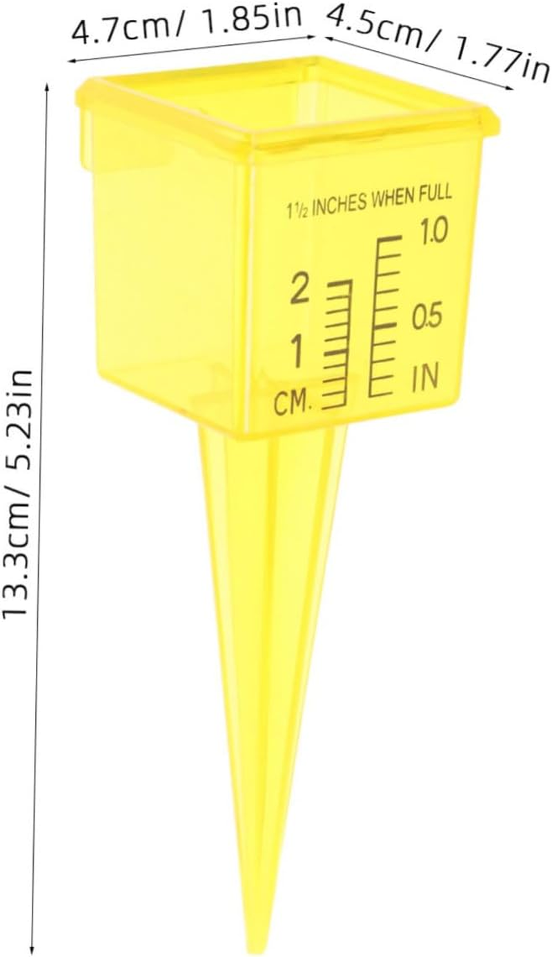 Ibasenice 20Pcs Lawn Rain Gauge Wide Mouth Sprinkler Gauge for Rainwater Measurement Lightweight Water Level Monitor for Garden Irrigation Control and Lawn Care image number 4