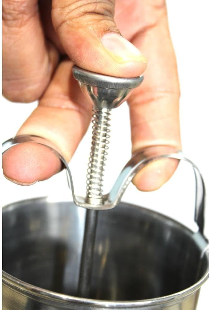 Donut Maker Dispenser Dropper Stainless Steel DONUTS, Doughnuts MAKER & Stand Manual Dispenser with Press Handle