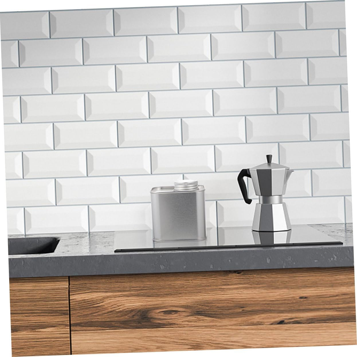 RORPOIR 3Pcs Coffee Bean Powder Tin Can Airtight Lid for Loose Leaf Tea Storage Food Storage Tin Containers Lids Tea Jar for Home Office Use image number 5