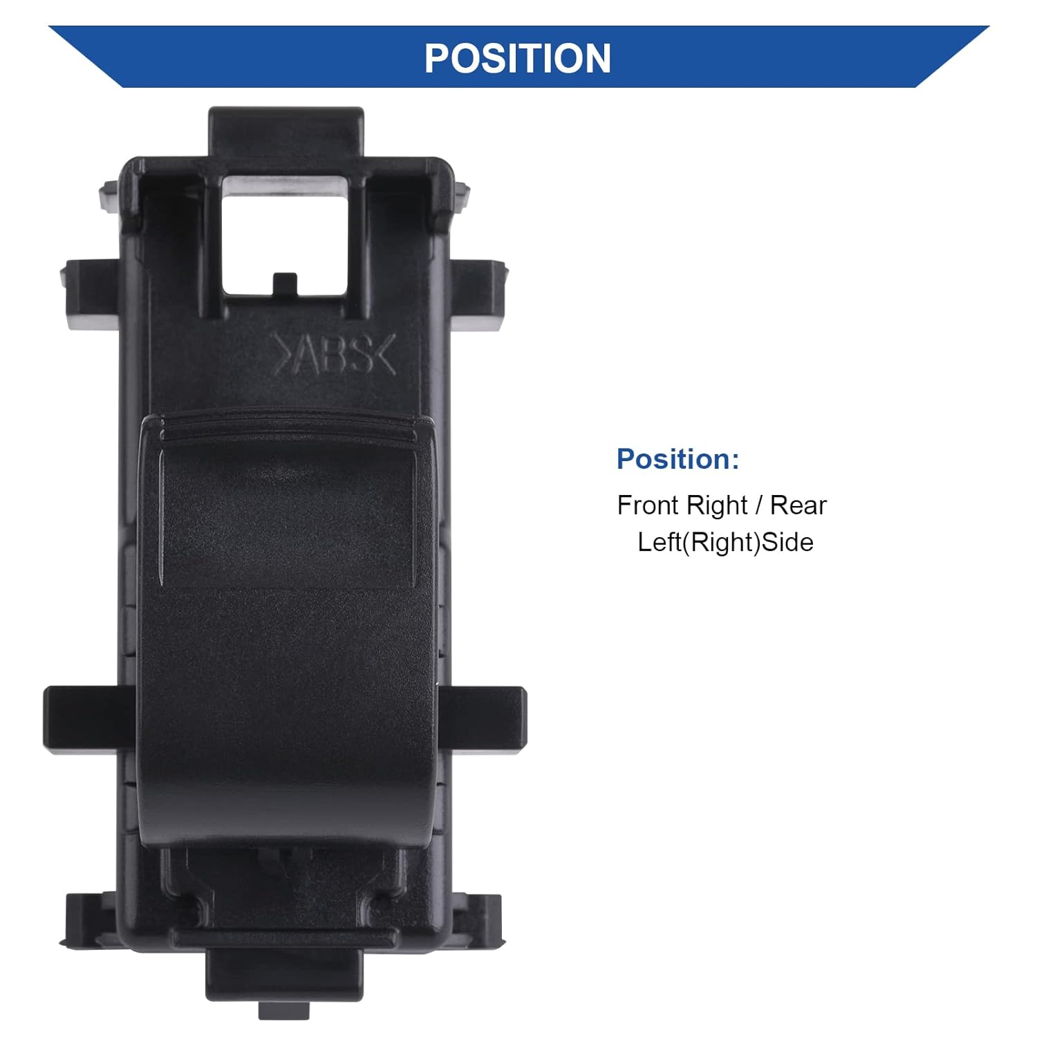 Obaee Passenger Window Switch Control Compatible with 2007-2014 Toyota Camry, 2009-2013 Corolla/Matrix, 2008-2013 Highlander/Rav4, 2012-2014 FJ Cruiser, 2008-2012 Tundra & More Replace OEM 84810-06030 image number 1