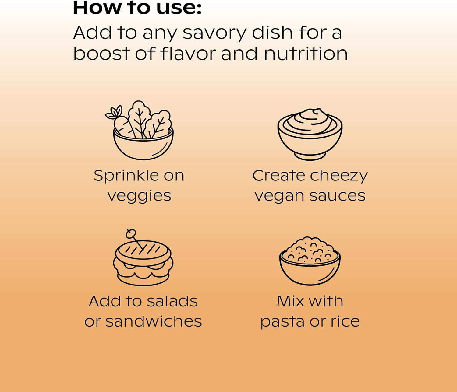 Wholier Nutritional Yeast Flakes with Prebiotics & Probiotics for Digestive Health. Vegan Vitamin D, Vitamin B12, B Complex. Gluten-Free, Vegan Cheesy Seasoning. (5.3 Oz.) (Sweet Cayenne BBQ) image number 1