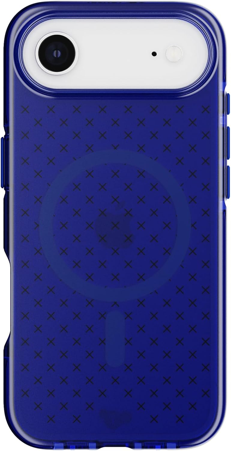 Tech21 Evocheck Magsafe Case Apple Iphone 17 Pro Max, Wireless Charging, Magsafe Compatible, Scratch-Resistant Shockproof Protective Cover Case - Smokey/Black