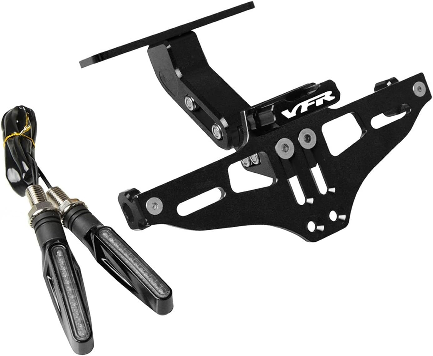 WYJDZSW Compatible with VFR800/F Fi/W1 VTEC VFR 800 F 800F Fi W1 VTEC License Plate Holder Bracket Rear Tail Tidy Fender Eliminator Plate Kit(2 Pairs Yellow) - A Blue image number 5