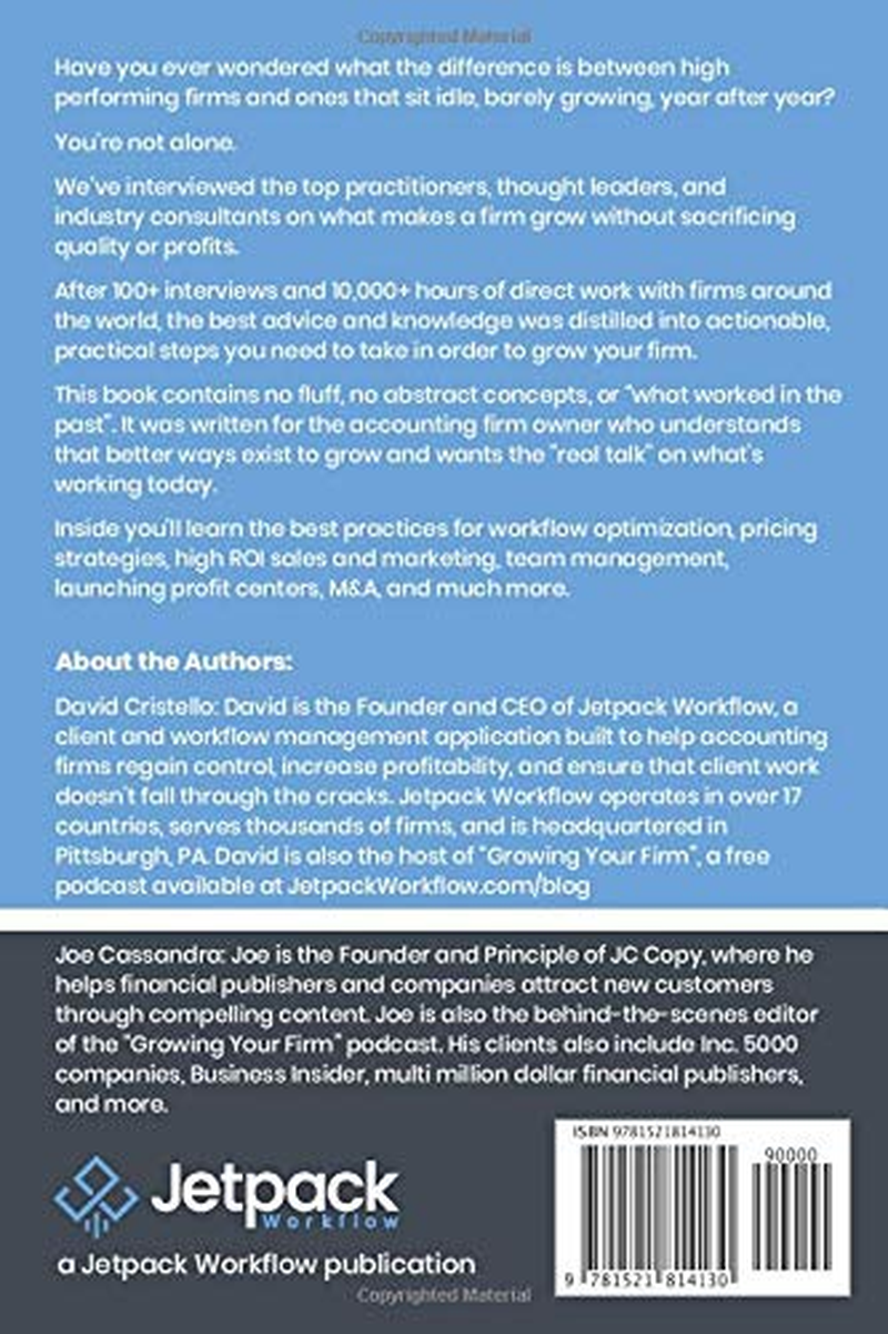 Double Your Accounting Firm: Lessons Learned on How Top Firms Grow Faster, Build Stronger Teams, and Increase Profit