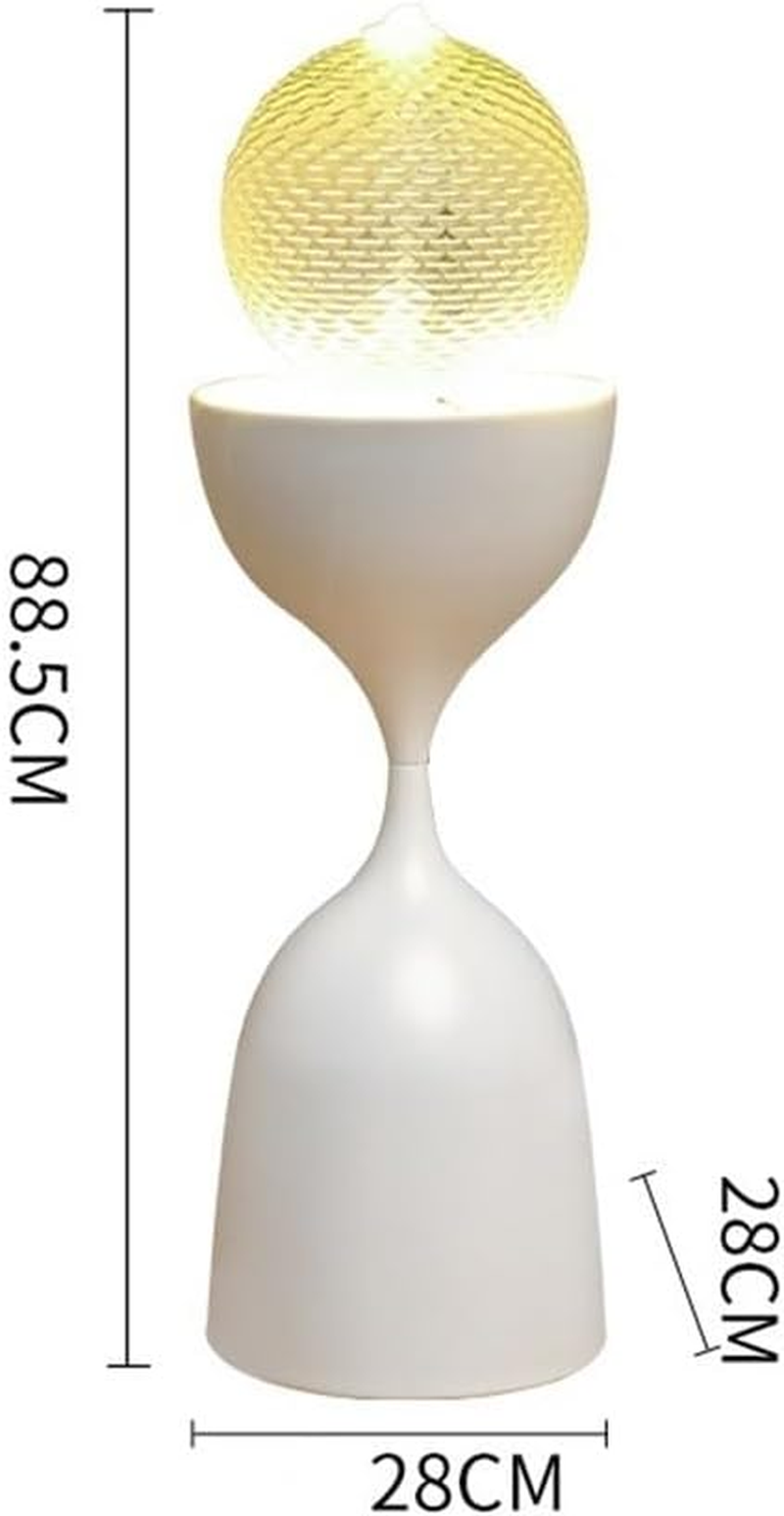 Outdoor Fountain Floor Standing Circulating Water Fountain, Light Luxury Interior Decoration Ornaments, Opening and Housewarming Gifts(White) image number 5
