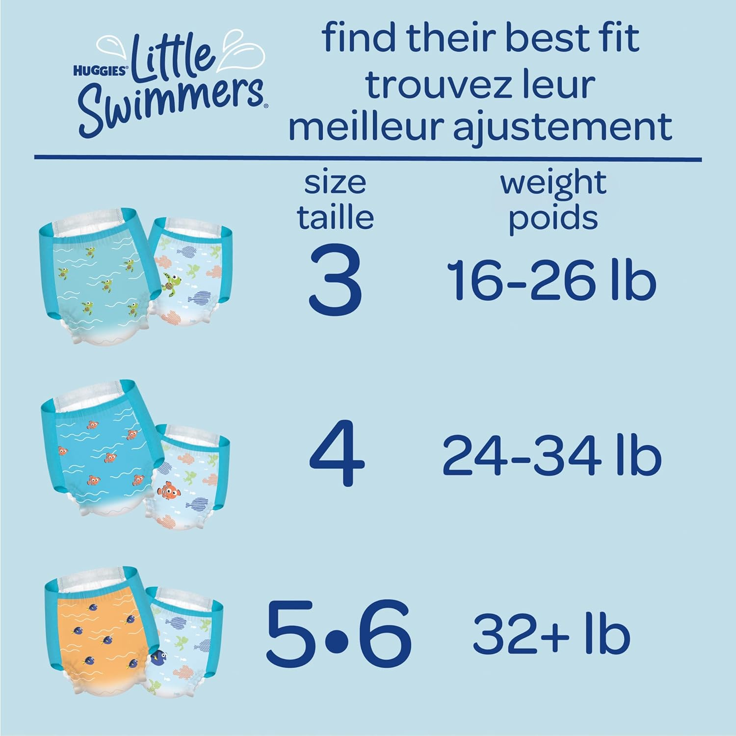 Huggies Little Swimmers Nappy Pants Large (14Kg+) 10 Count image number 5