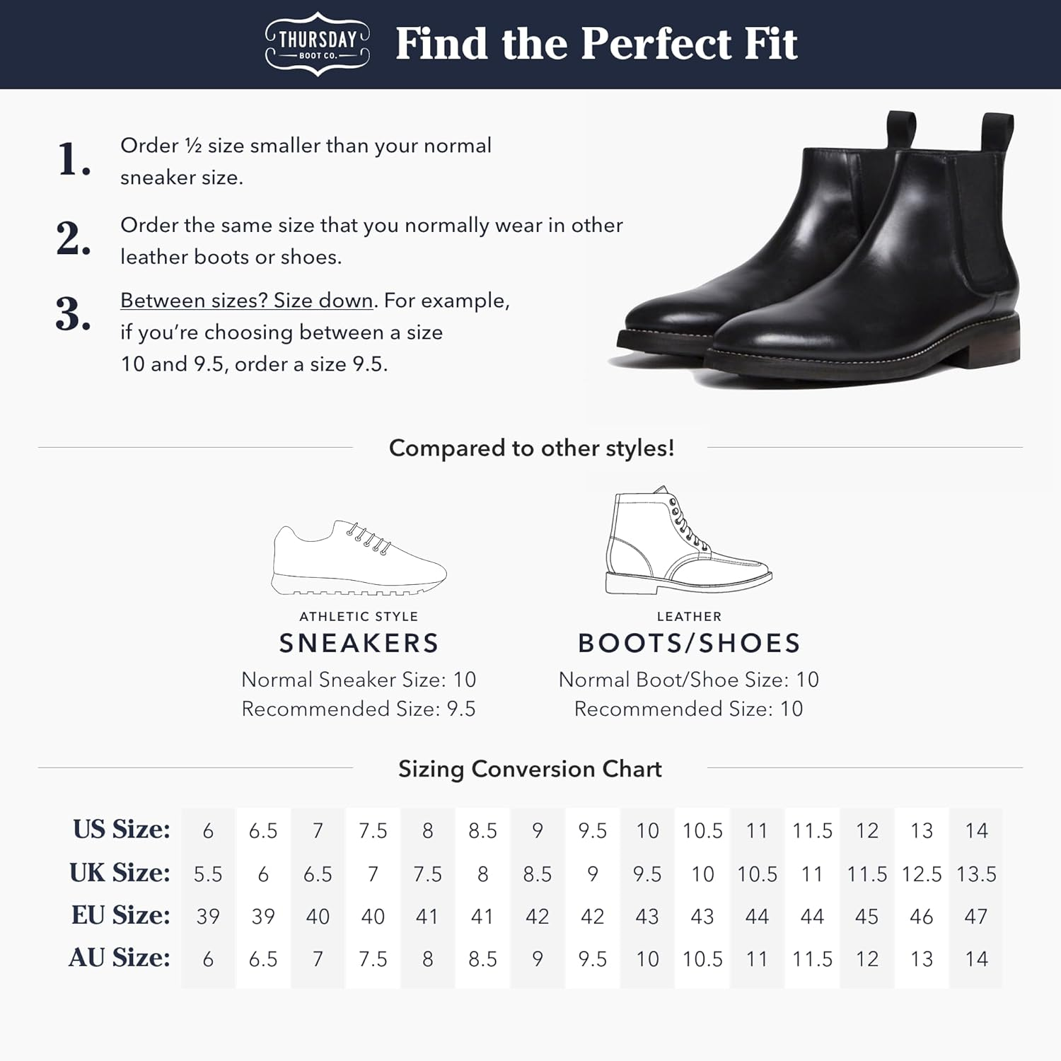 Thursday Boot Company Duke Men'S Chelsea Boot image number 5