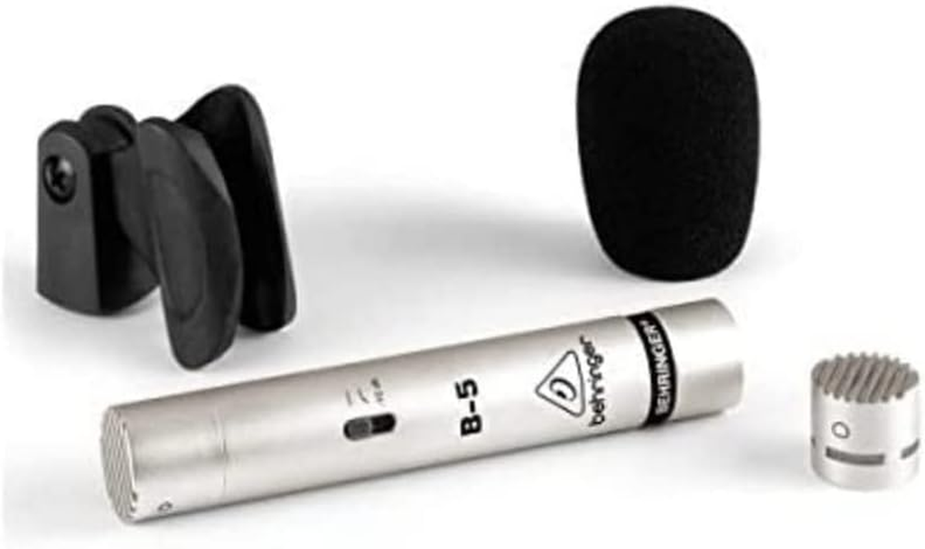 Behringer B-2PRO Large Dual-Diaphragm Studio Condenser Microphone, Silver