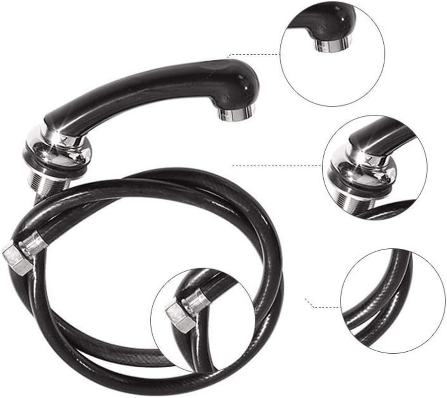 Barber Shampoo Bowl & Hose Hair Washing Water Spray Faucet Beauty Salon SPA Sprayer Equipment image number 1