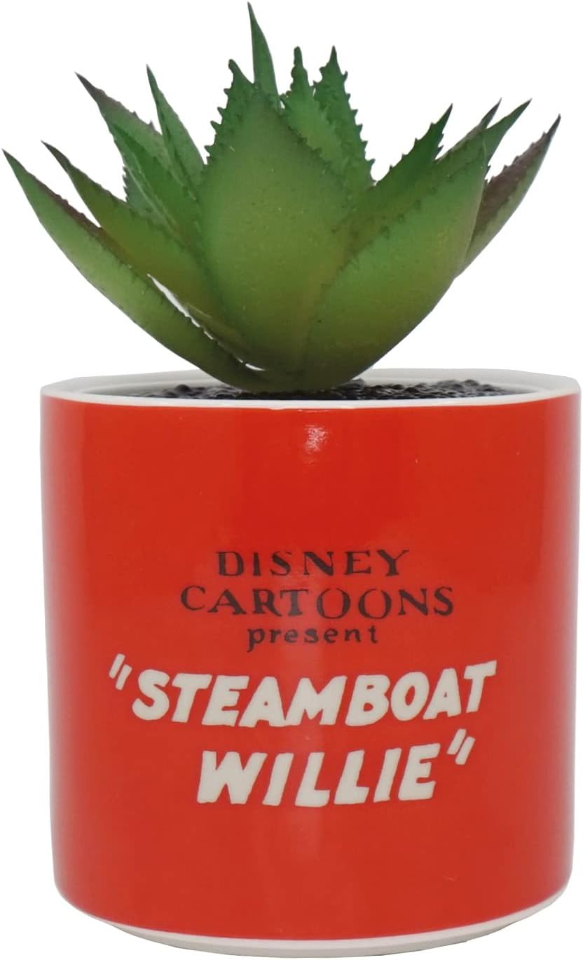 Disney Mickey Mouse Planter with Faux Plant image number 2