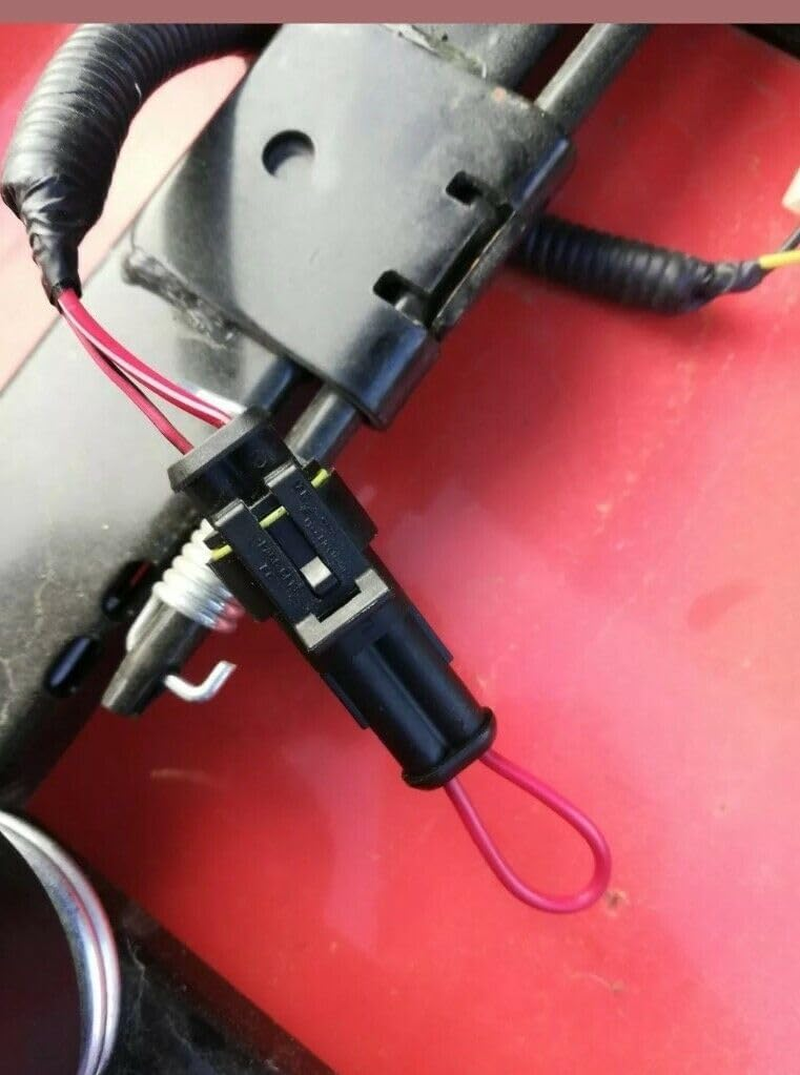 Ajnlx 3PCS Plug Connector Compatible with Kioti/Bobcat Tractor Seat Switch Safety Bypass image number 5