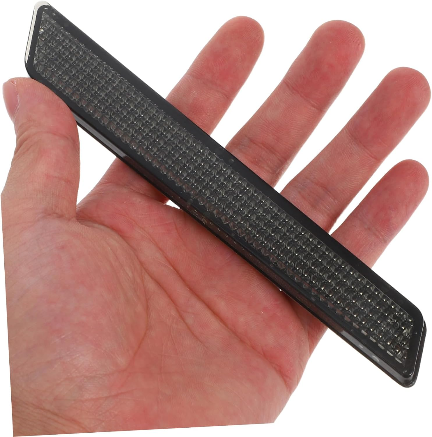 ABOOFAN Motorcycle Reflective Strips Motorcycle Saddle Bag Covers Reflector Covers Black Accessories Reflector Inserts Abs Grey - Grey image number 2