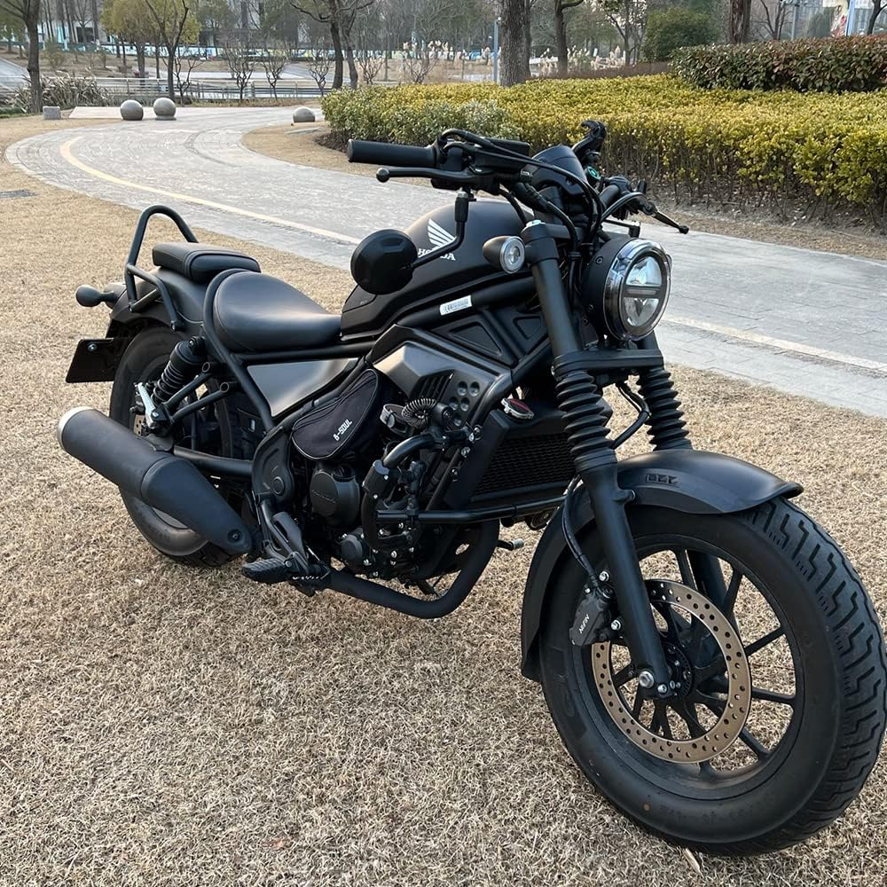 Motorcycle Rearview Mirror down Bracket Handlebar Rear View Side Mirror Forward Kit Compatible with Honda Rebel CMX500 CMX300 CMX250 Rebel 500 300 250 CMX image number 1