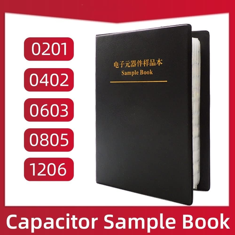 SMD Capacitor Sample Book 0201 0402 0603 0805 1206 Chip Capacitors Kit Assortment Pack 10Uf 1Nf 100Pf 10Nf (Capacitance : 0603 90Valuesx50Pcs)