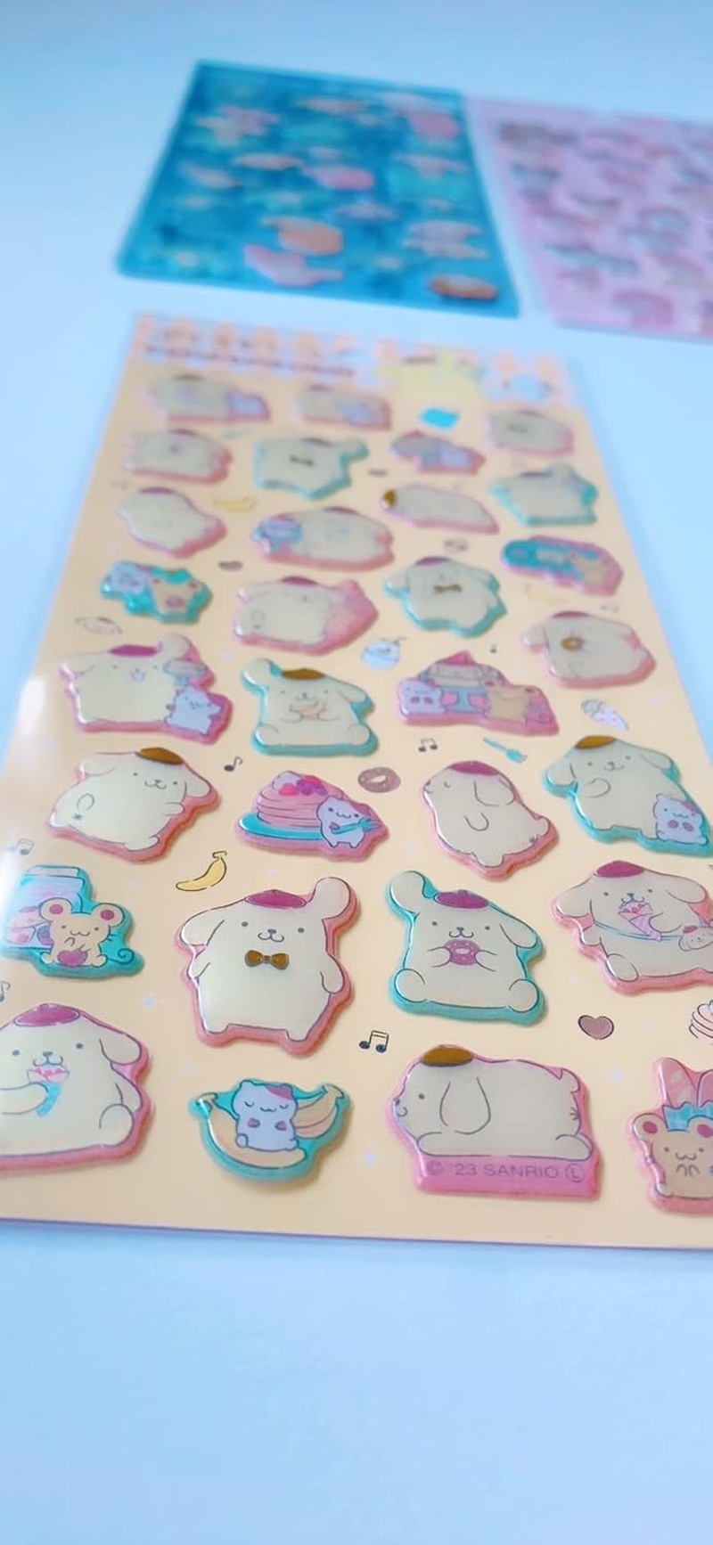 Can Do Pompompurin Pukutto Sticker Puffy Cushion Seal Cute Yellow