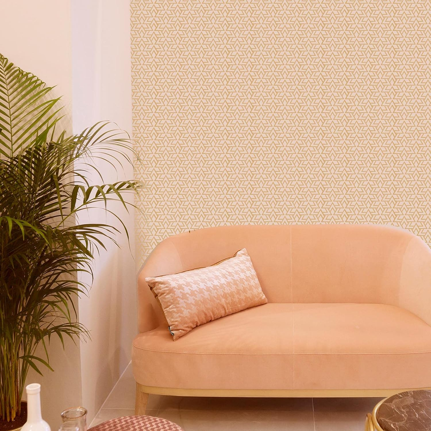 36 Pieces Geometric Stencils Painting Templates Mandala Art Drawing Stencil Templates for Scrapbooking Cookie Tile Furniture Wall Floor Decor Drawing Tracing DIY Art Supplies (7.87 X 7.87 Inches) image number 6