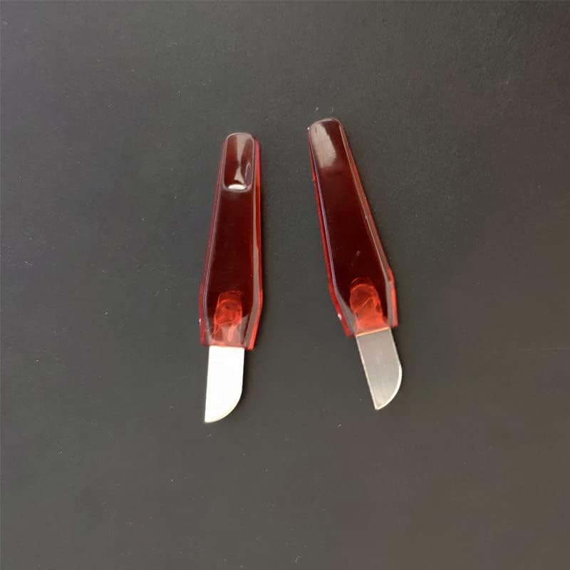 Torsor 5 Pack Corn Removal Tool for Feet Mini Knives Stainless Steel Pedicure Knife Corn Callus Shaver Foot Dead Hard Thick Skin Remover Gray Nail Polish Cuticle Trimmer Heel Scraper Pedestal Care image number 5