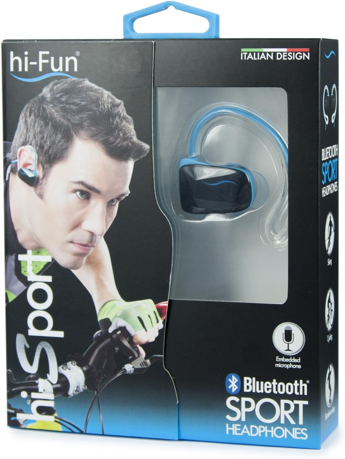 Hi-Fun Hi-Sport Bluetooth Headset Blue/Black