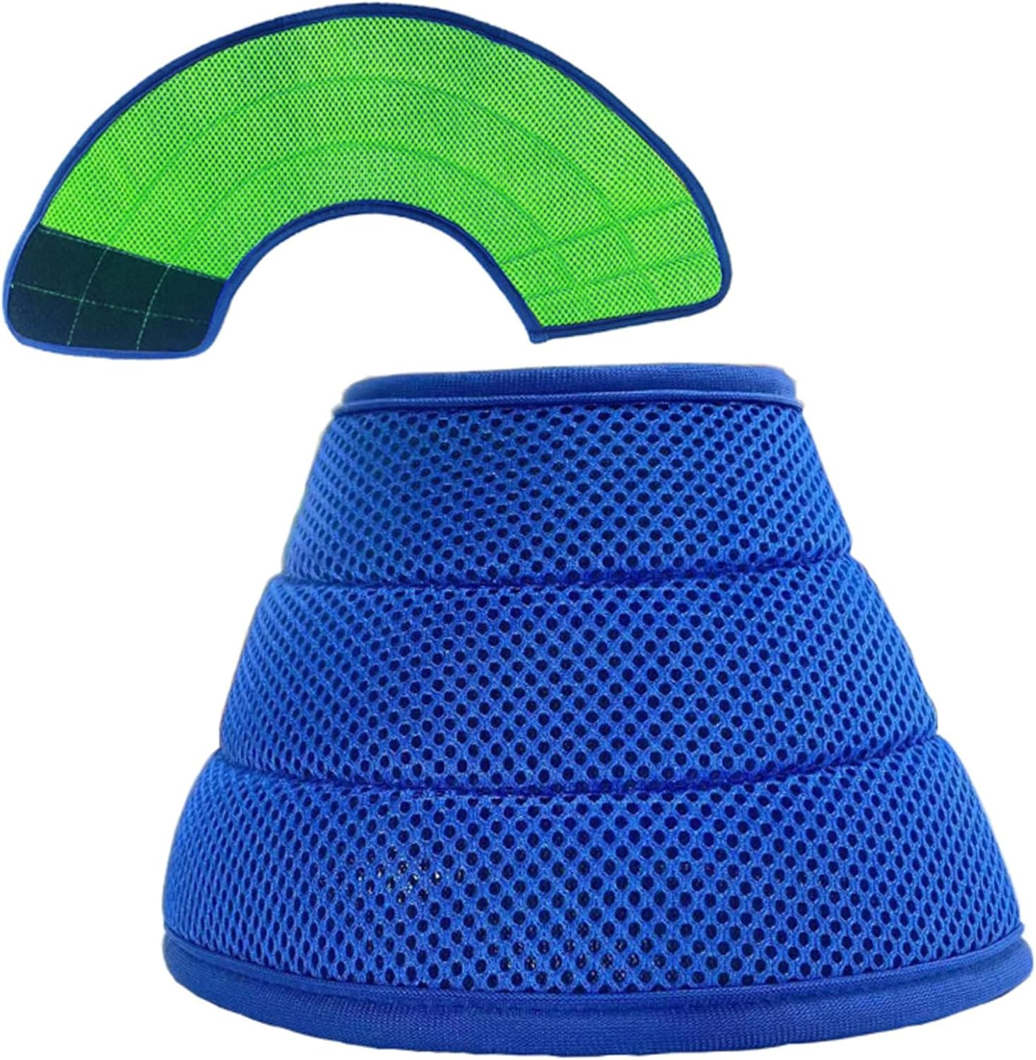 Dog Cone Collar for after Surgery XL Anti-Bite Soft Dog Cone Recovery Collars with Adjustable Strap Breathable Mesh Elizabethan Collar for Dogs Cats image number 4
