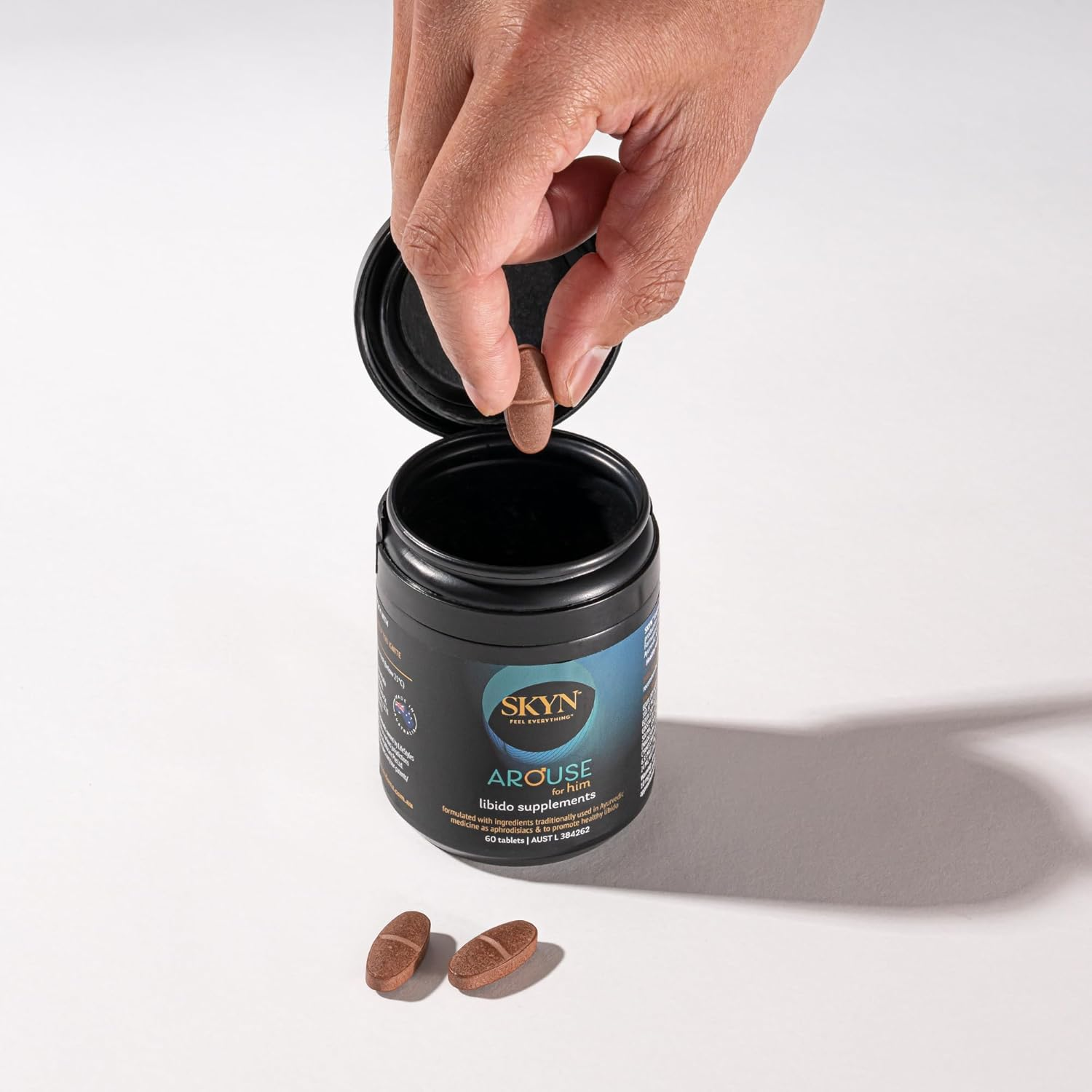 SKYN&trade; Arouse&trade; for Him Libido Supplements 60 Tablets image number 4