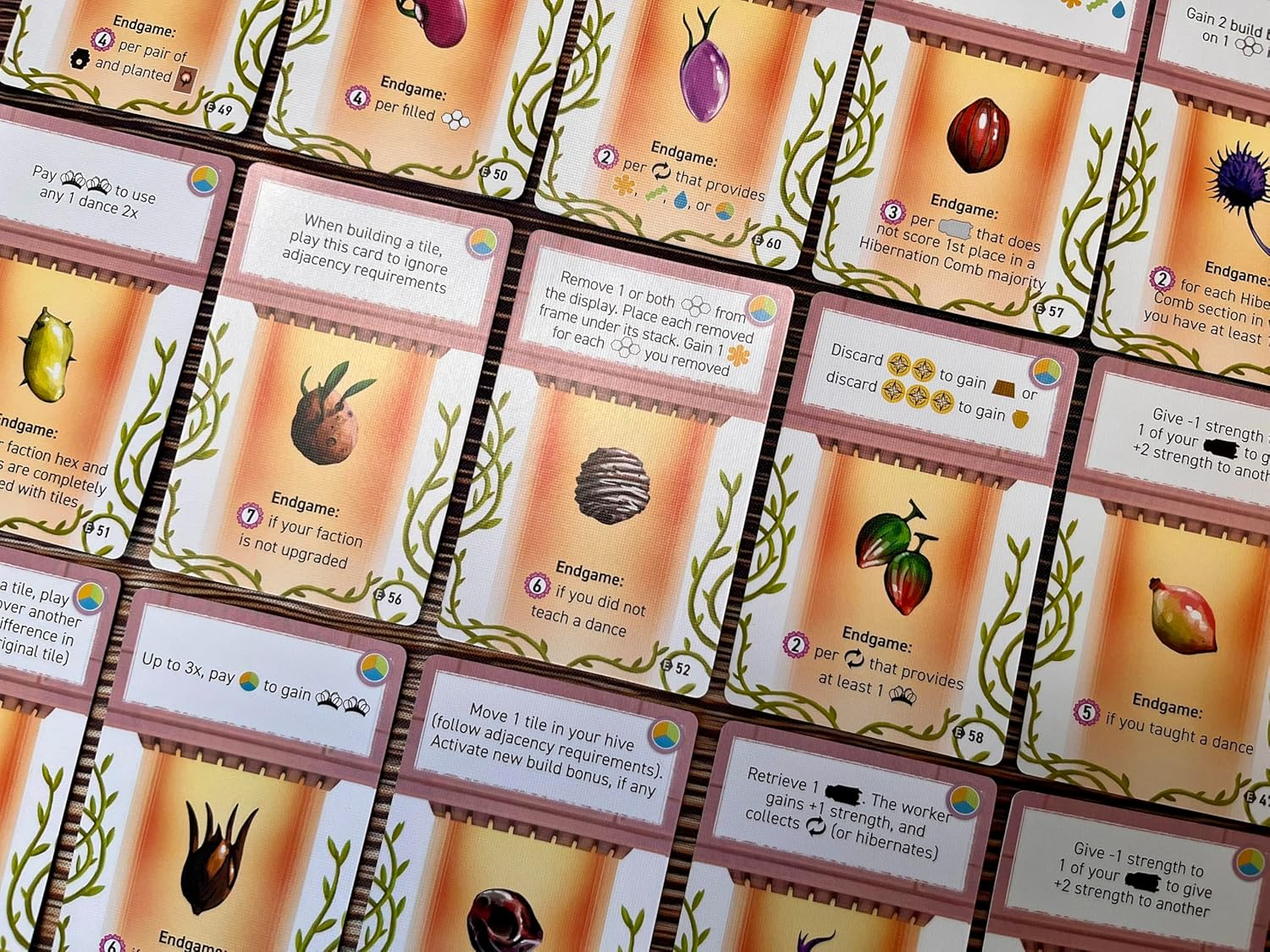 Stonemaier Games: Apiary: Expanding the Hive Expansion | New Unique Frames, Additional Tiles, and More! | Add to Apiary - a Strategy Board Game about Bees in Space | 1-5 Players, 90 Mins, Ages 14+ image number 2