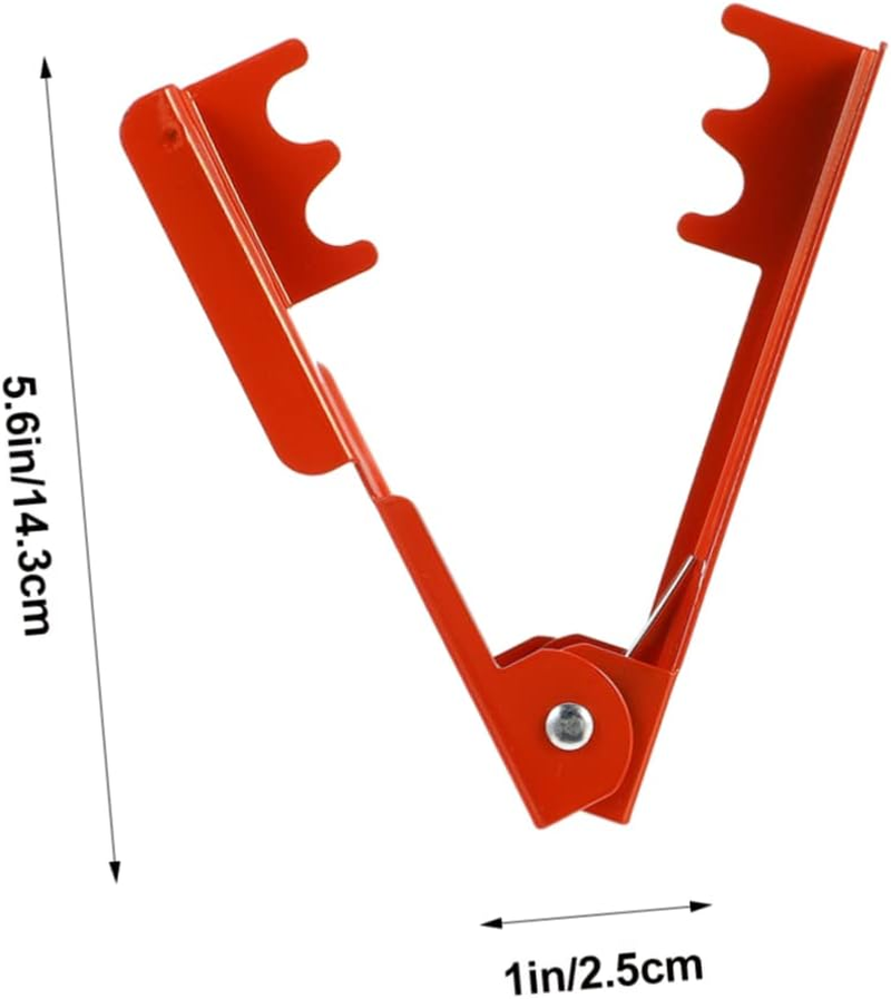 Yardenfun Rose Thorn Stripping Tool 2Pcs Iron Stem Cleaner for Roses Leaf Remover Spring Action Handle Sturdy Floral Thorn Remover Garden Pruner image number 5