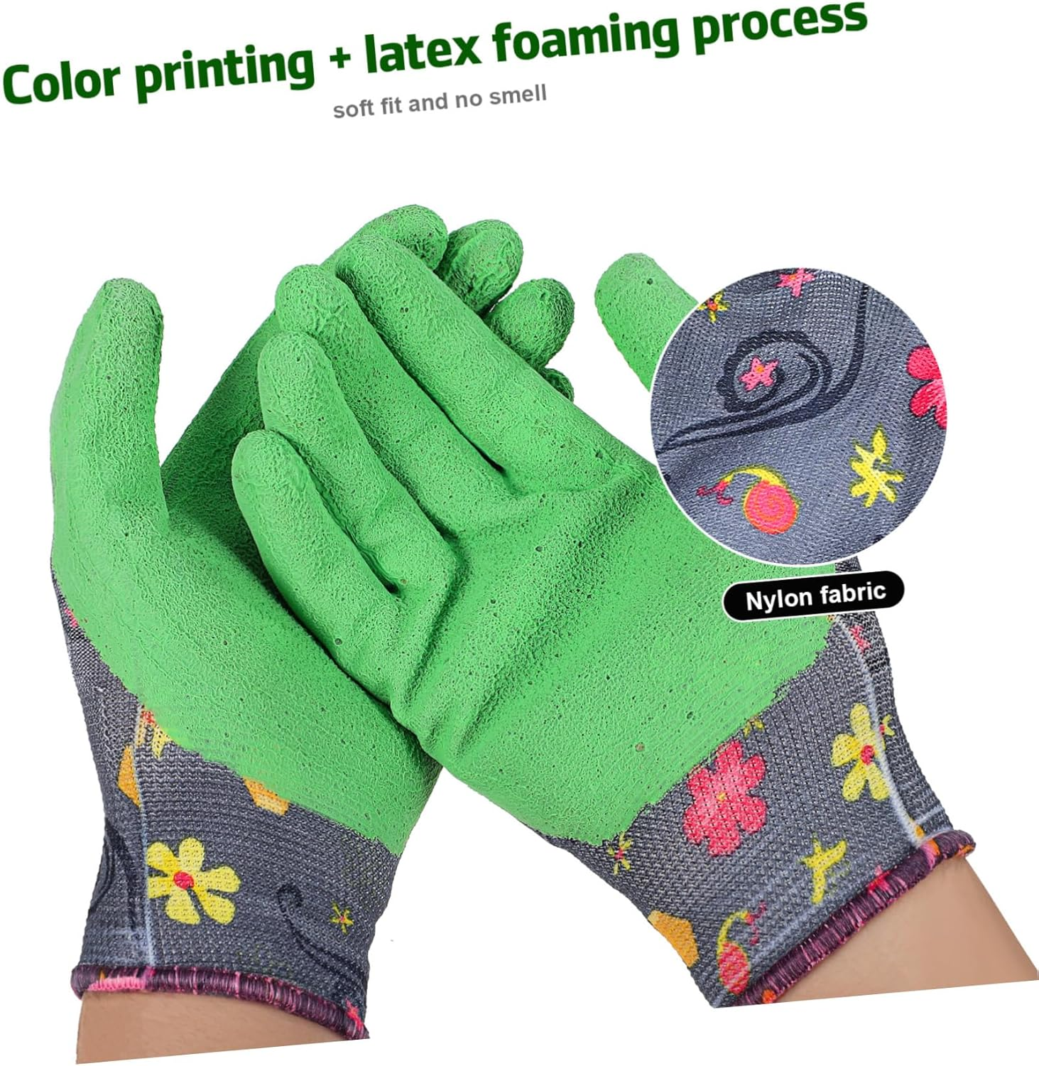 3 Pairs Gardening Gloves and Work Gloves for Men and Women Thick Multi-Color for Welding Construction Yardwork and Floral Gardening image number 1