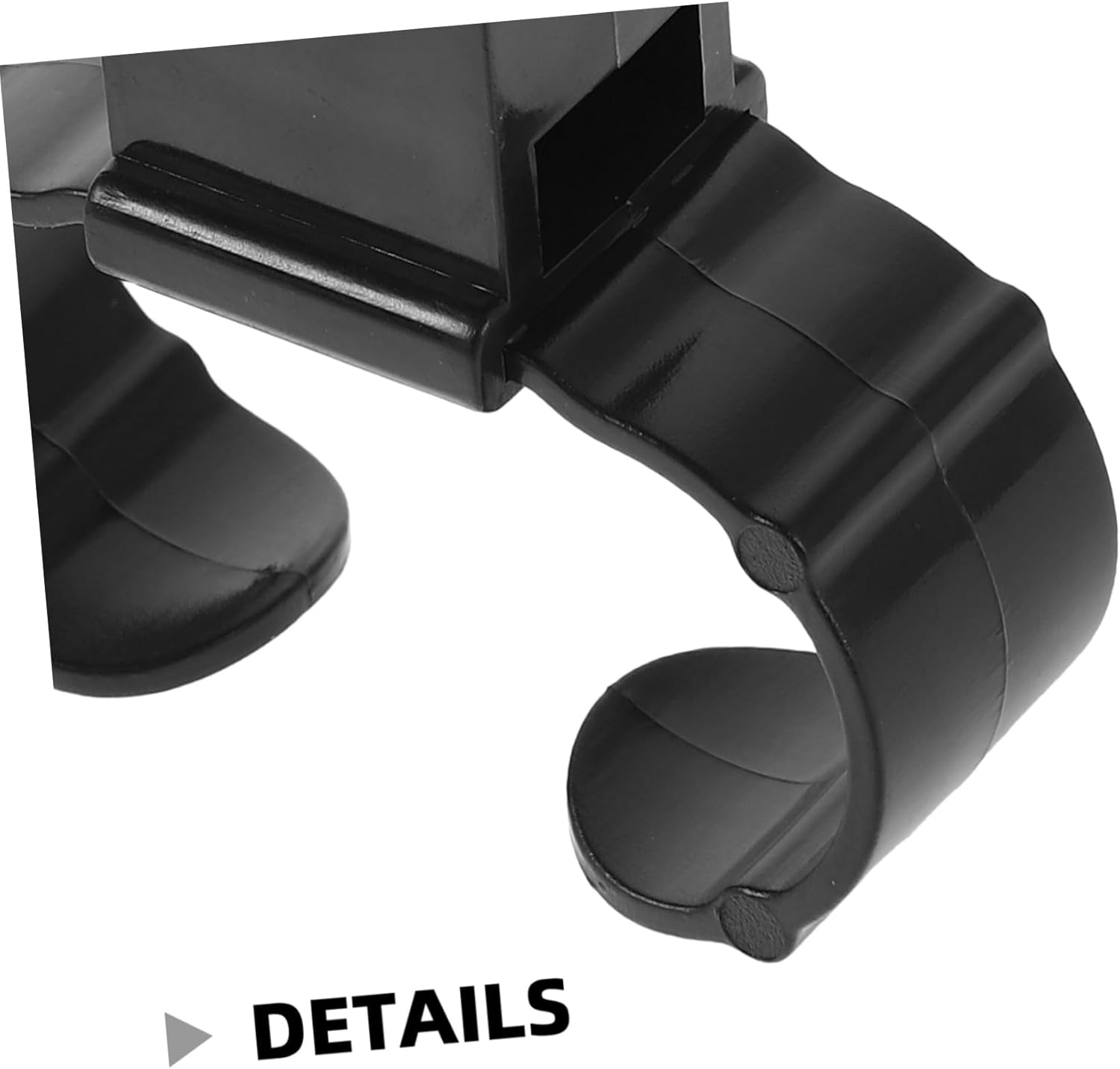 Milisten 2Pcs Finger Grip Whistle Handheld Ice Hockey Referee Whistle Loud Crisp Sound Sports Whistle with Finger Sleeve for Football Soccer Black image number 1