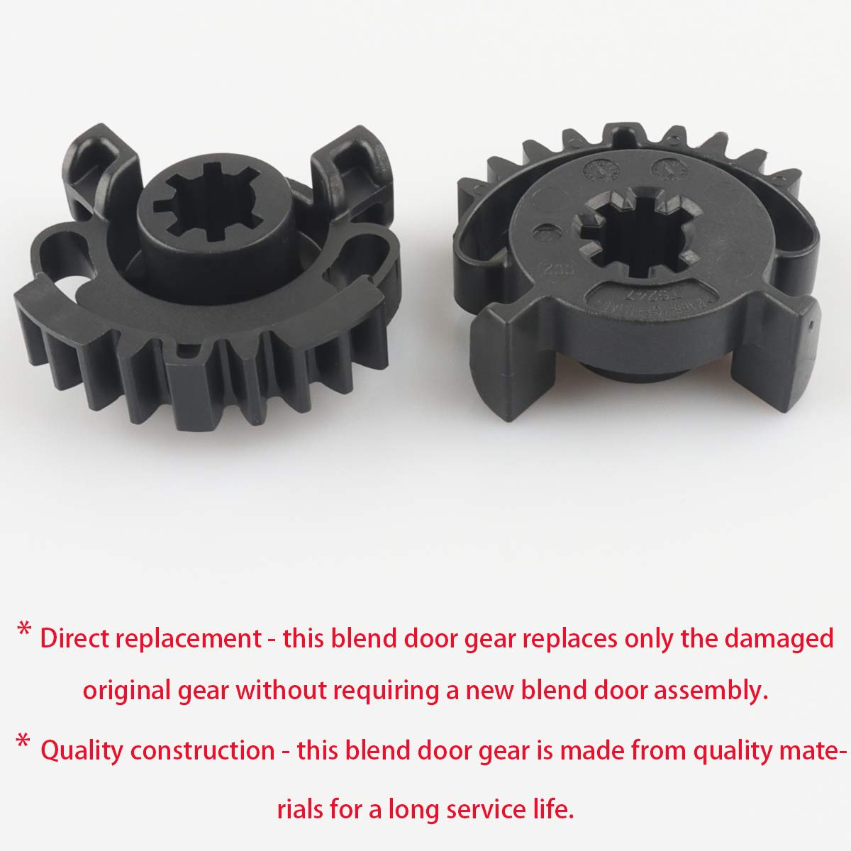 2PCS HVAC Heater Blend Door Actuator Gear Kit Fit for Jeep Grand Cherokee/Dodge Durango 2011 2012 2013 2014 2015 2016 2017 2018 Replace# 68214880AA, 926-133