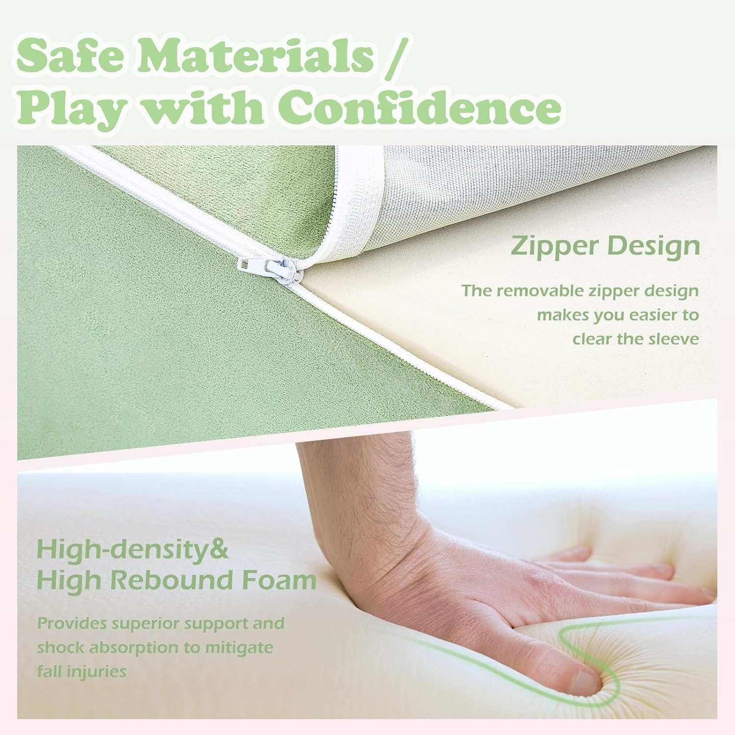 Climbing Toys for Toddlers, Foam Climbing Blocks with Ball Pit for Baby, 5-Piece Soft Toddlers Climbing Toy Indoor,Climbing Crawling Toys Soft Foam Blocks Activity Play Set(Balls Not Included) image number 2