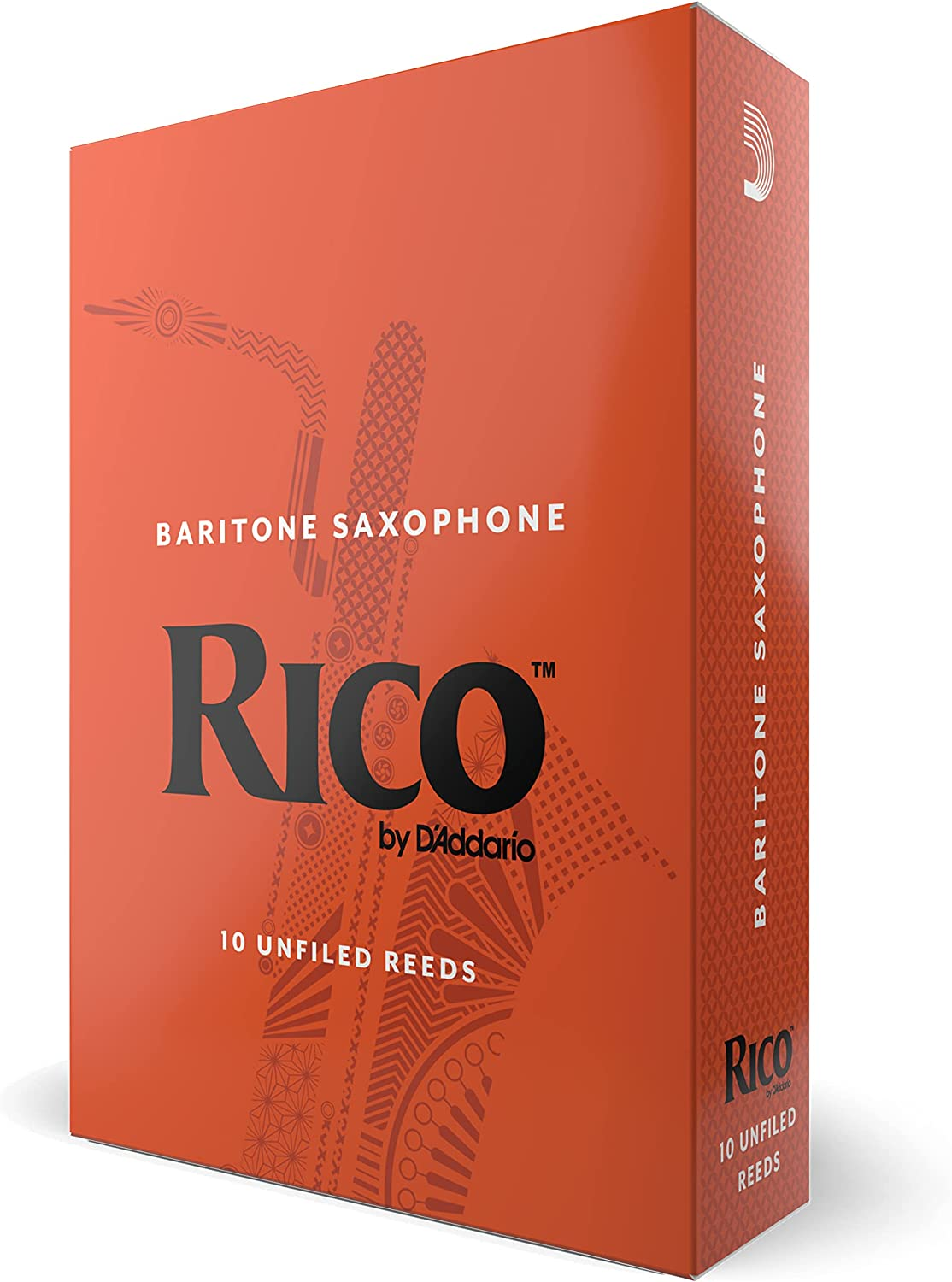 Rico by D'Addario Baritone Sax Reeds, Strength 2.0, 10-Pack image number 1