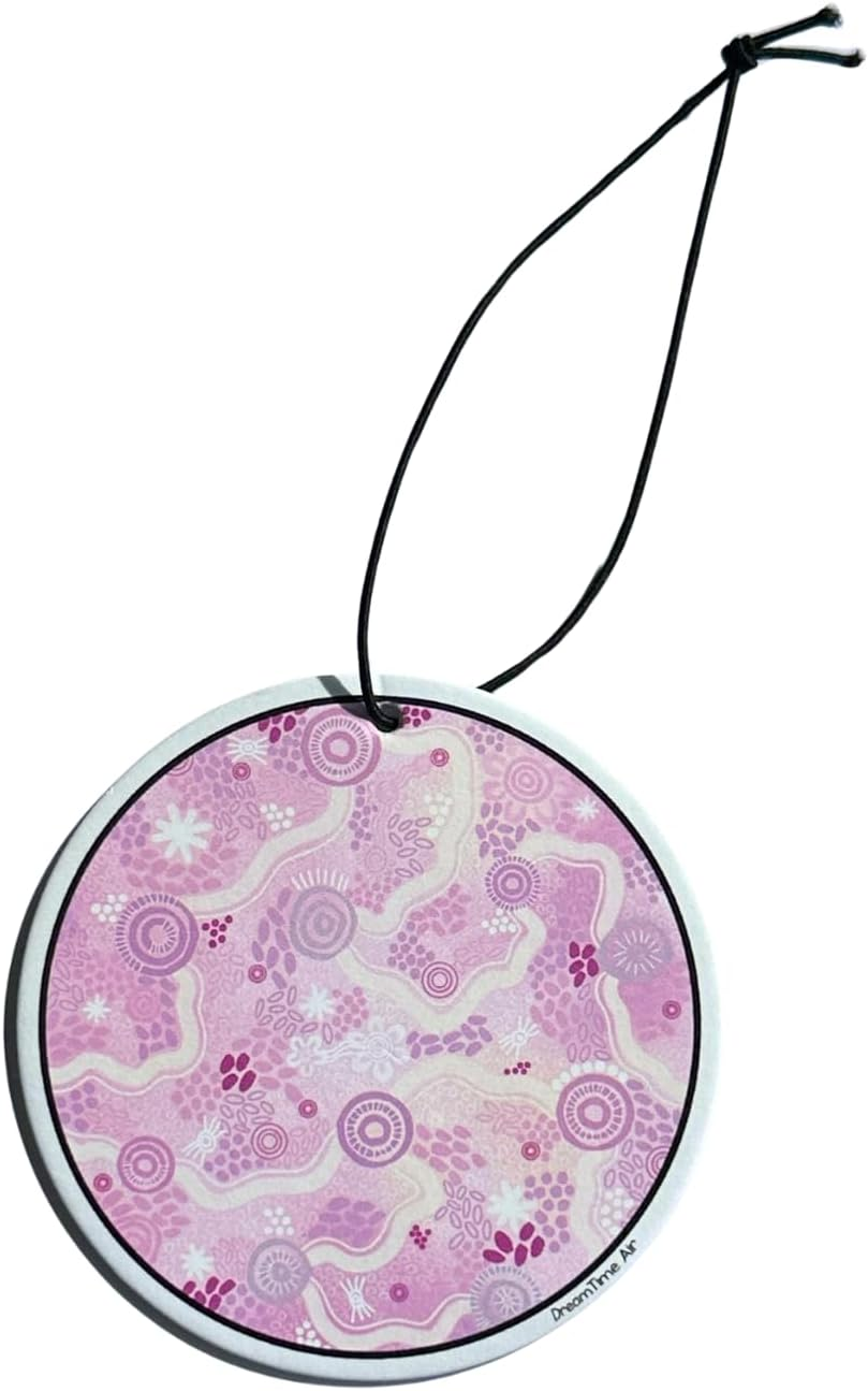 Dreamtime Air Artwork Car Air Fresheners &ndash; Lavender Scent, Pack of 3 | Cute Hanging Design for Car, Office or Home | Long-Lasting Essential Oil Fragrance image number 3