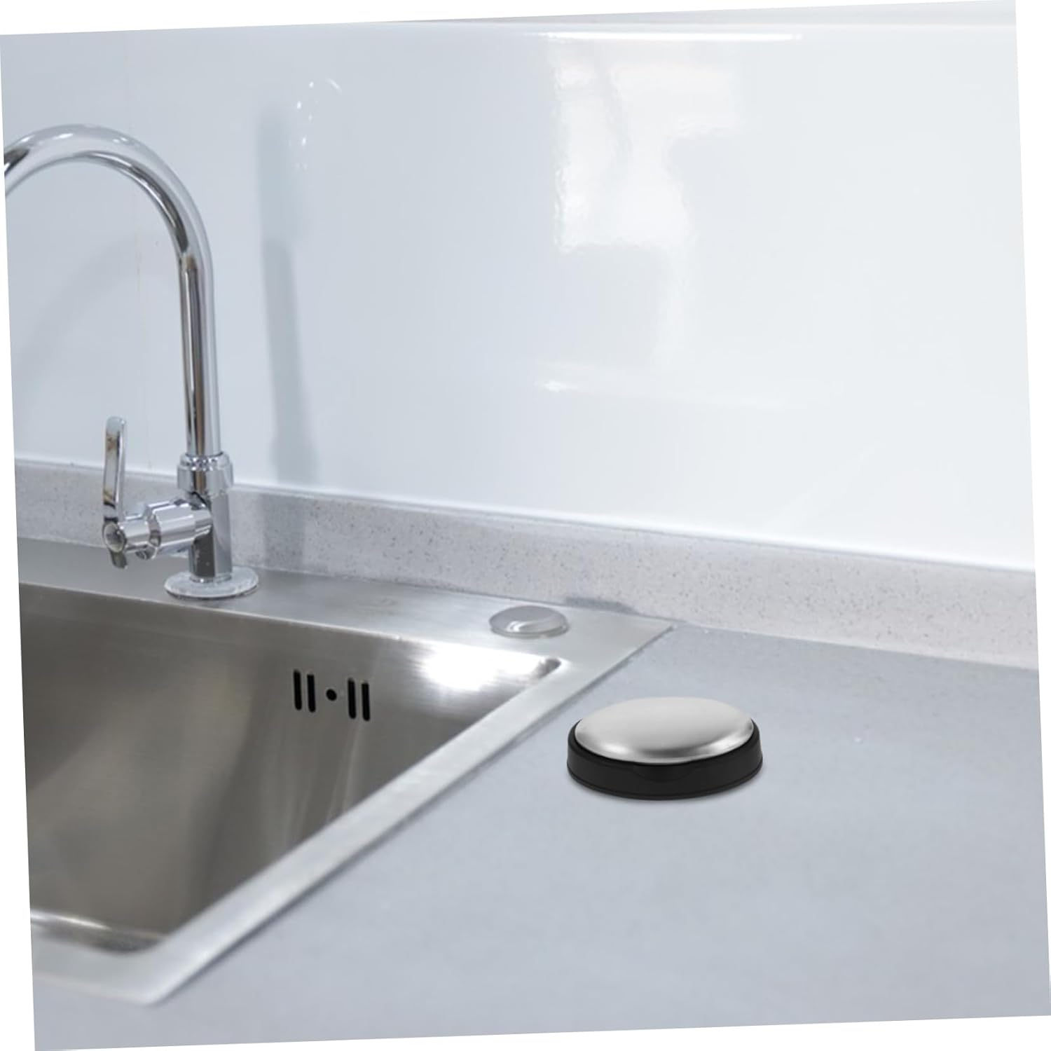 IMIKEYA Stainless Steel Odor Remover Soap Metal Soap for Kitchen Use for Eliminating Fish and Garlic Smells Compact Design for Easy Hand Cleaning with Base image number 6