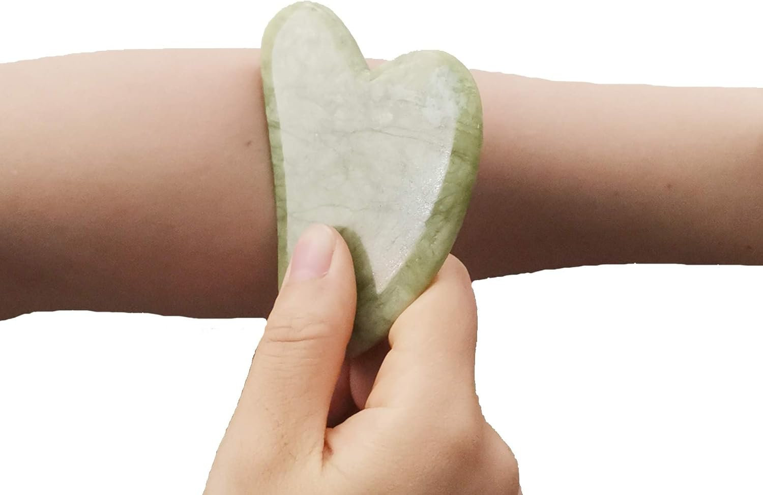 3 in 1 Ficial Face Ice Jade Roller and Gua Sha Tool, Jade Anti-Wrinkle Face Eye Neck Massager Tool, Reduce Wrinkles Puffiness Migraine Redness Pain Injury image number 5