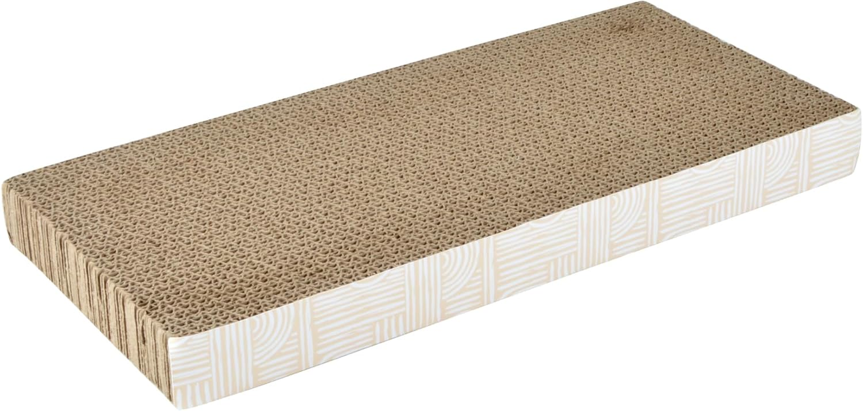 Love Story, Cat Scratching Post Flat with Catnip Printed Card 43 X 21 X 4 Cm