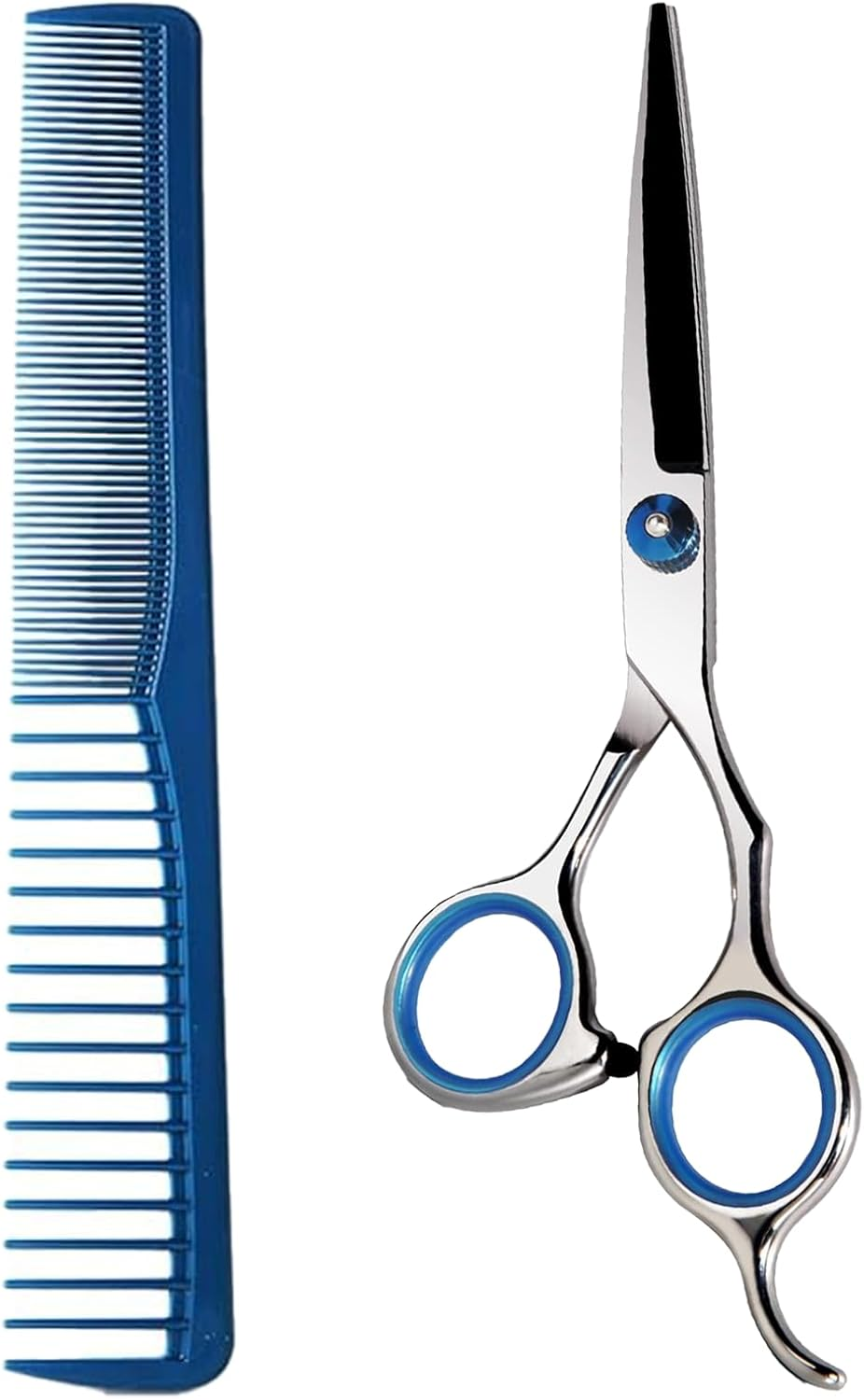 Mchifrys Professional Hair Cutting Scissors 6.5 Inch &ndash; Stainless Steel Hairdressing Barber Scissors with Comb, Precision Shears for Salon & Home Use image number 2