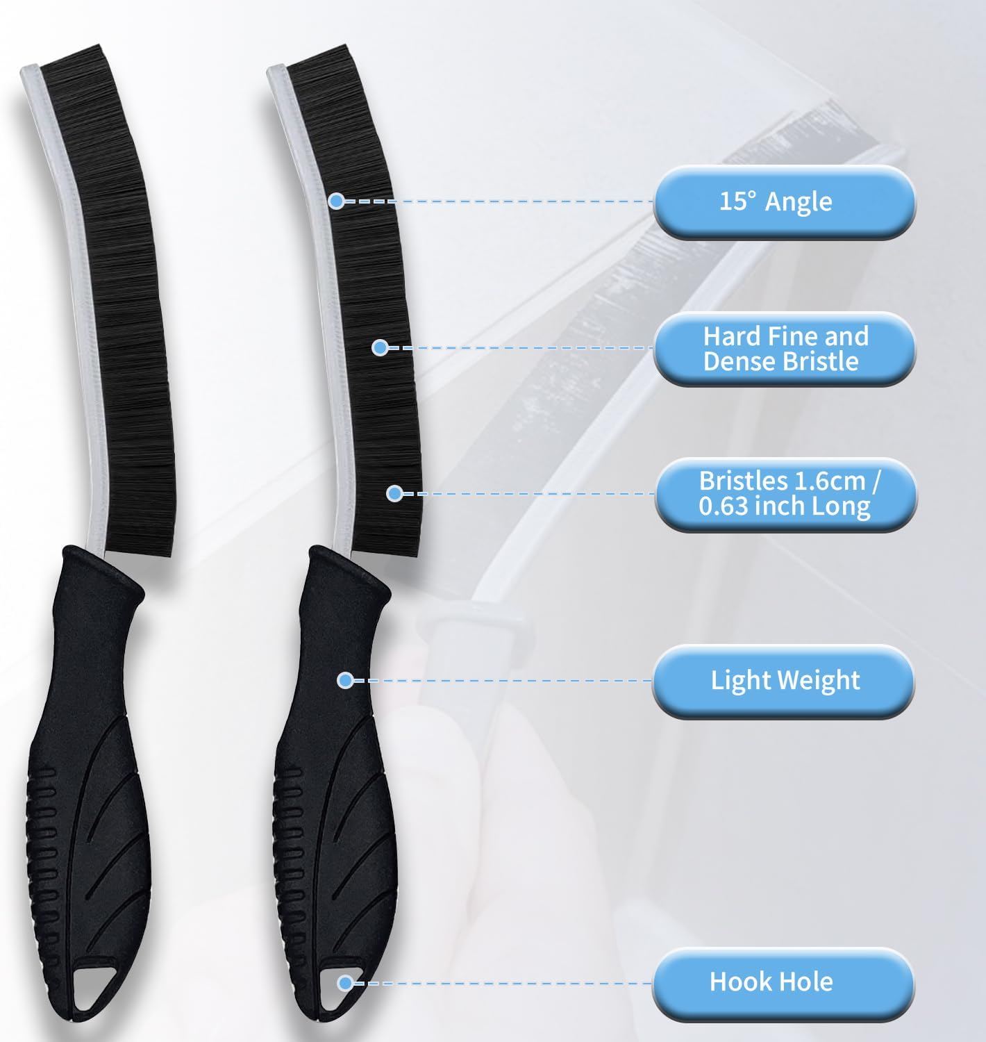 10PCS Crevice Cleaning Brushes- Hard Bristle Scrub Brush, Grout Cleaner Brush for Groove Corner, Cleaning Supplies for Toliet Bathroom Shower Kitchen Stovetop Cup Window Faucets.