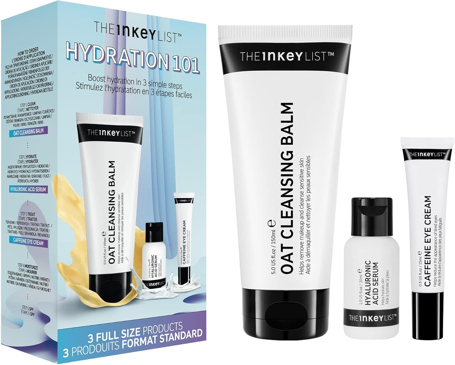 THE Inkey LIST Hydration 101 Kit: Face & Neck Skin Care Kit image number 4