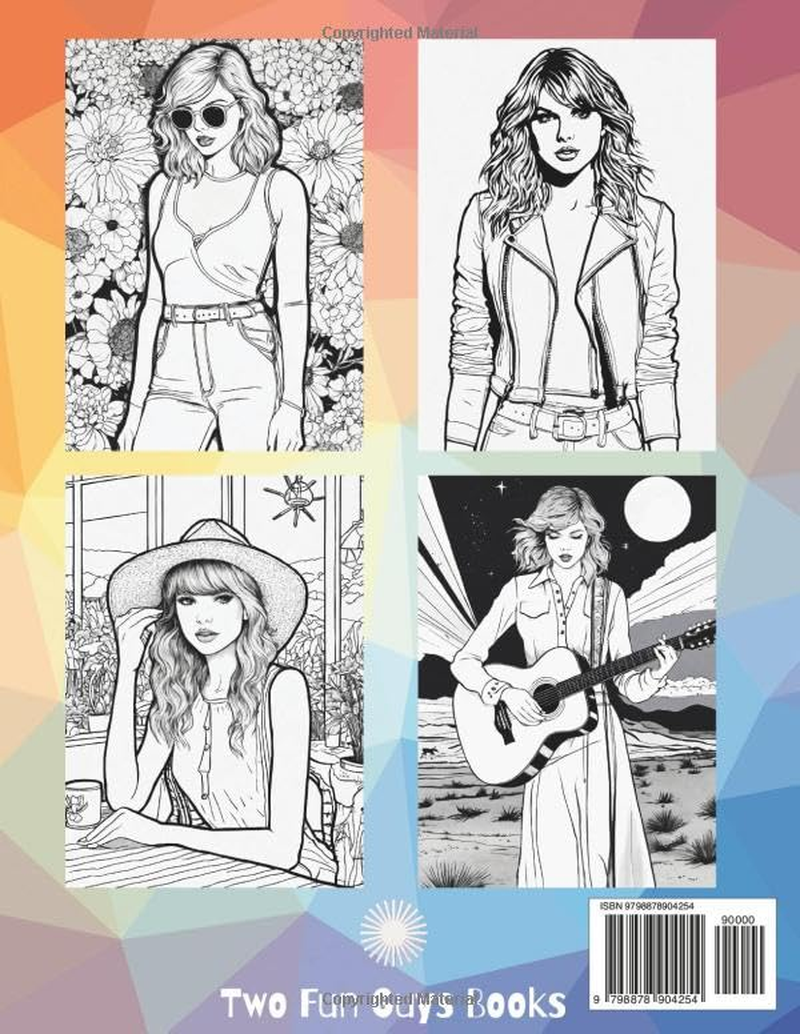 Taylor: a Coloring Odyssey: Fashion Coloring Book for All Ages, Adults, Kids, and Teens