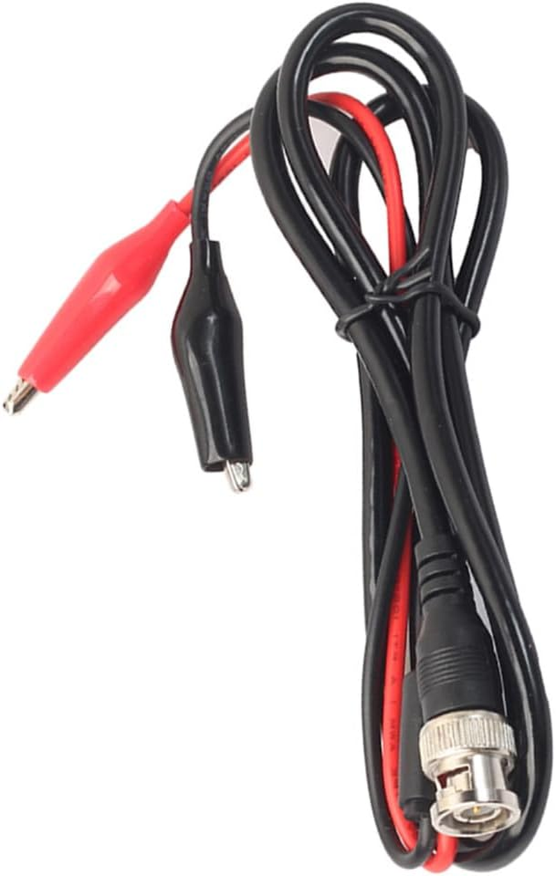 ULTECHNOVO 2Pcs Test Leads Test Cable Lead Probe Electrical Alligator Clips Bnc to Dual Alligator Electrical Clamp Laundry Soap Dispenser Q9 Video Cable image number 4