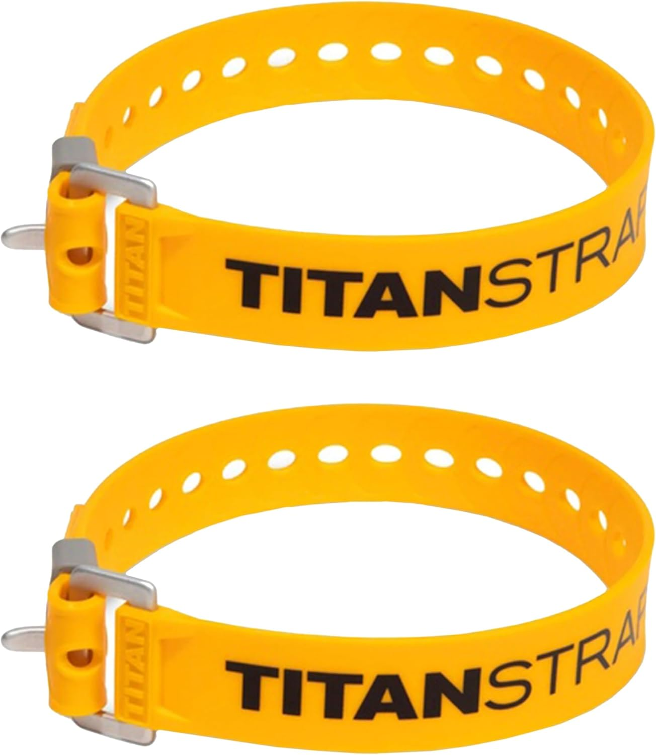Titan Industrial Straps &ndash; Safety Strap Set to Secure Splits, Cargo Bikes, Garden Hoses, Wood Working Projects &ndash; 70 Lb. Working Load, 30" Length, Fluoro Blue, 4-Pack
