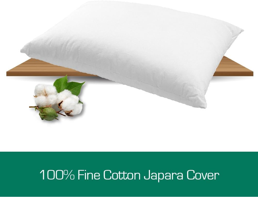 Luxor Linen Luxor Australian Made Hotel Quality Pillow Standard Size, Medium Firm, Single Pack image number 1