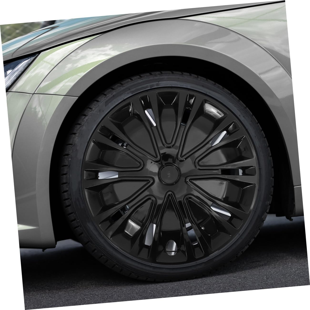 ULTECHNOVO Hubcap Rim Cover Wheel Cover Replacement for Car Accessories Wheel Hubcap Distinctive Design for Vehicle Appearance Enhancement image number 3