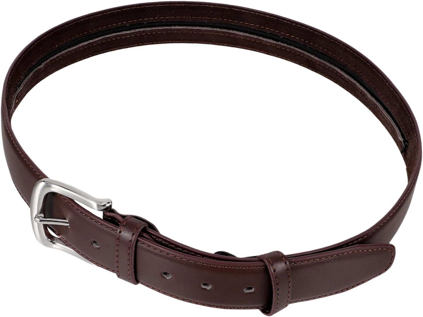 Kisangel Secure Waist Wallet Rfid Belt Money Belt for Travel Hidden Compartment for Men Women