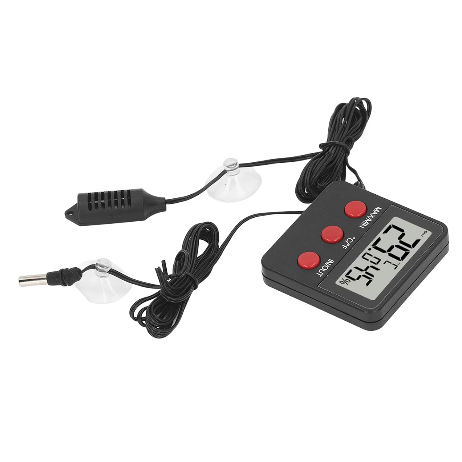 Temperature and Humidity Meter with 2 Probes Digital Hygrometer for Aquariums, Incubators & Reptile Tanks image number 6