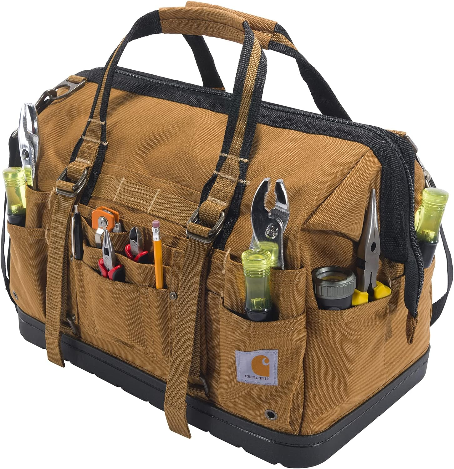 Carhartt Legacy Tool Bag 18-Inch W/Molded Base, Carhartt Brown image number 1