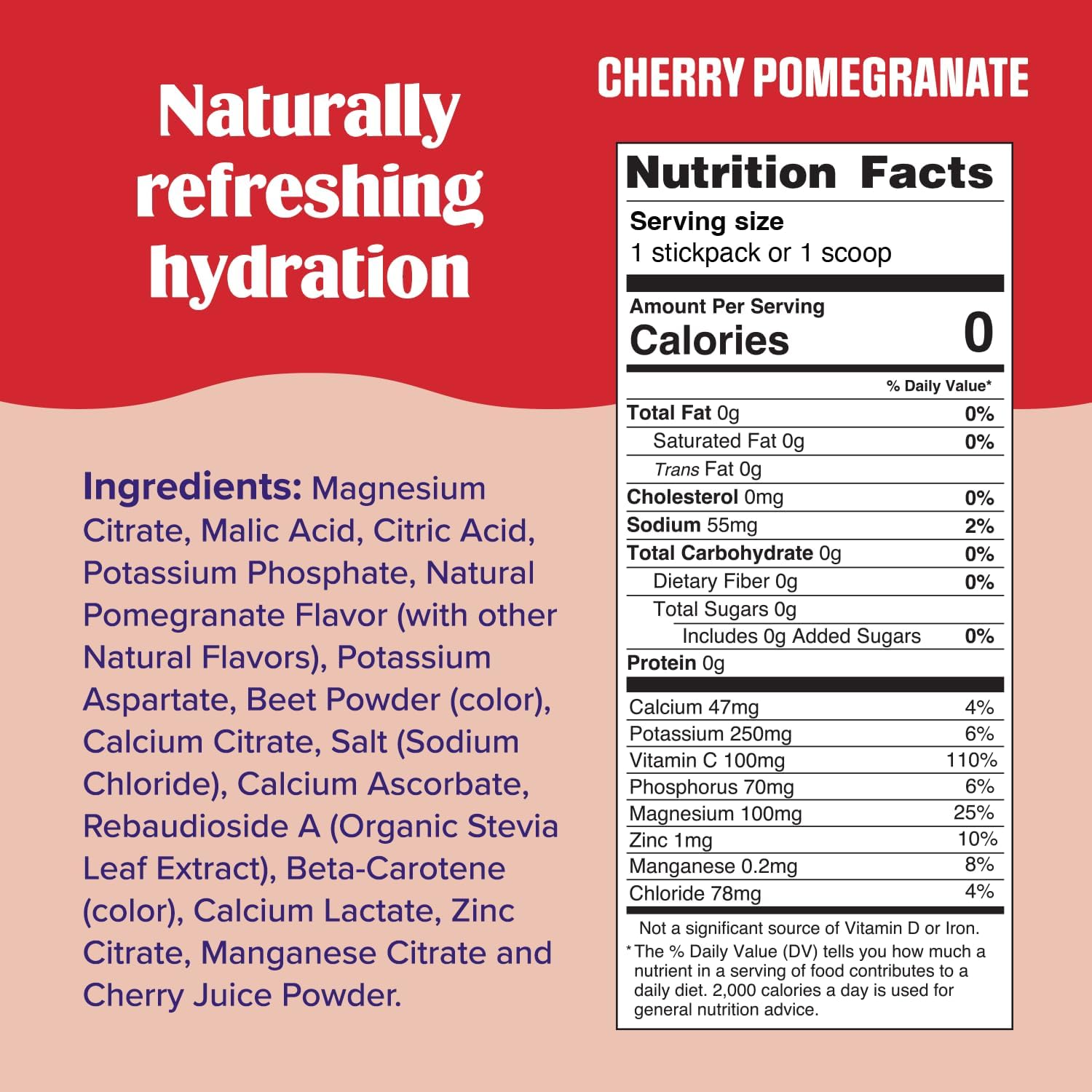 Ultima Replenisher Electrolyte Powder, Cherry Pomegranate, 30 Serving Canister - Sugar Free, 0 Calories, 0 Carbs - Gluten-Free, Keto, Non-Gmo with Magnesium, Potassium, Calcium