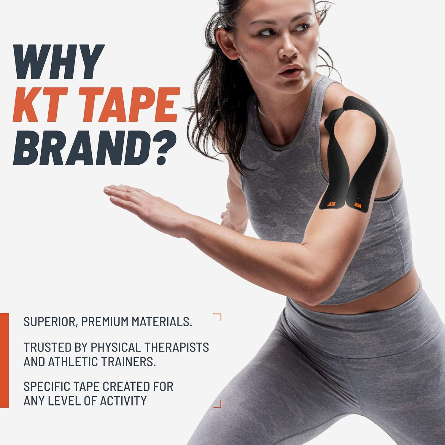 KT Tape, Original Cotton, Elastic Kinesiology Athletic Tape, 16&rsquo; Uncut Roll image number 6