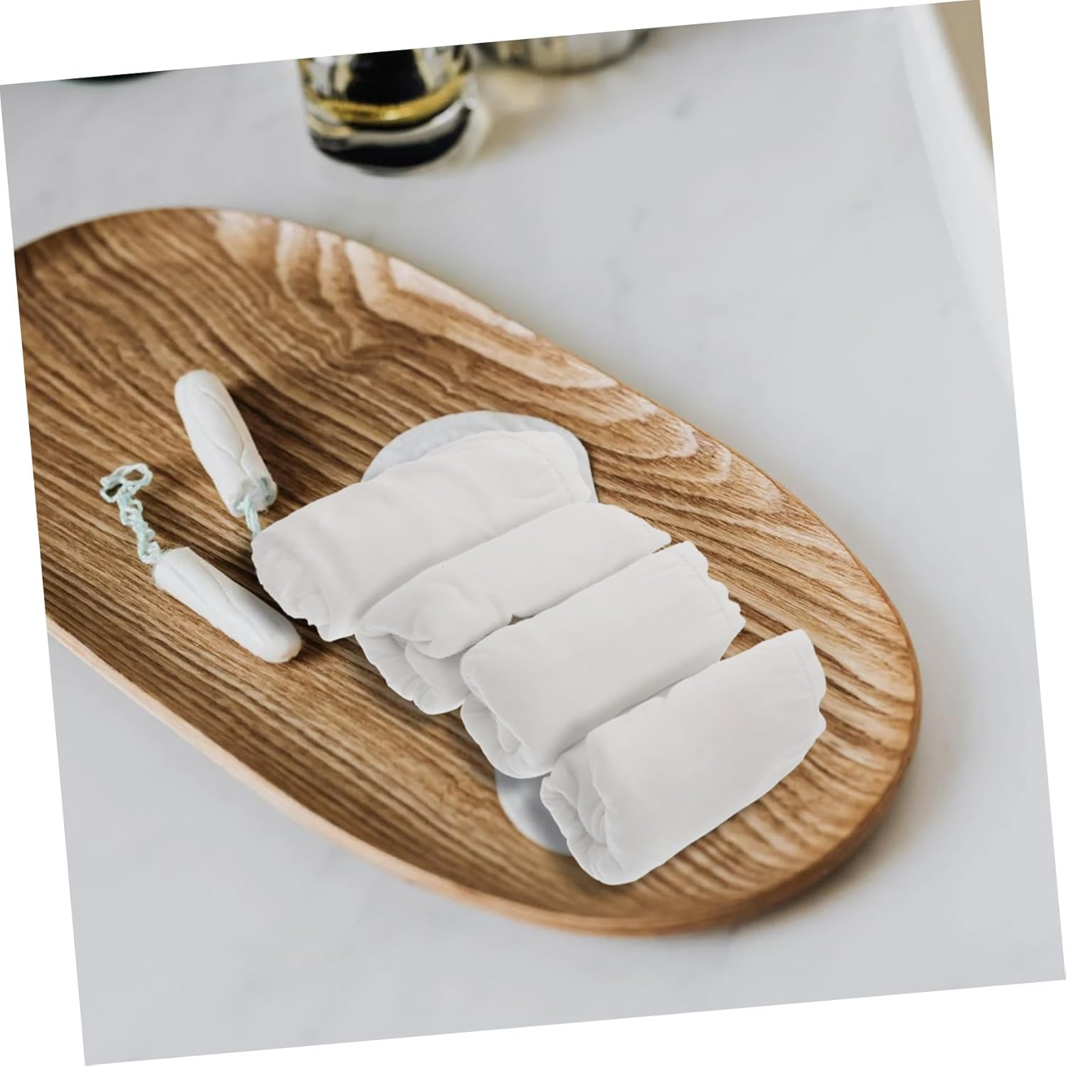 4Pcs Disposable Postpartum Panties White XXL Flexible High Elastic Waist Briefs for Women Nursing Care and Postpartum Confinement